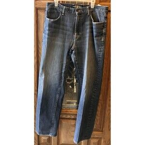 Lucky Brand  181 Jeans Mens 38x34 Relaxed Straight Medium Wash Cotton Denim